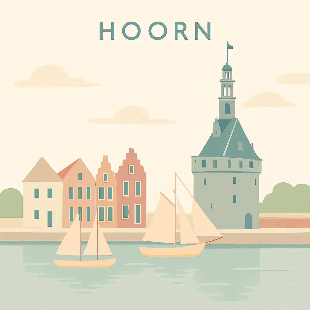 Jouw partner voor bouwvergunningen en bouwkundig tekenwerk in Hoorn Panoramafoto van Hoorn skyline voor bouwvergunningen pagina